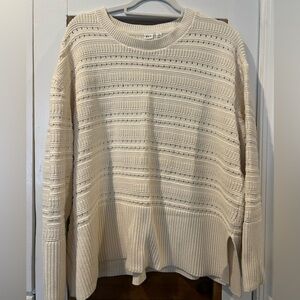 GAP Textured Cream Sweater